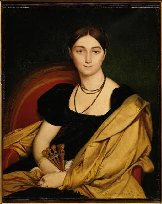 Madame Devauçay Portresi - Jean-Auguste-Dominique Ingres