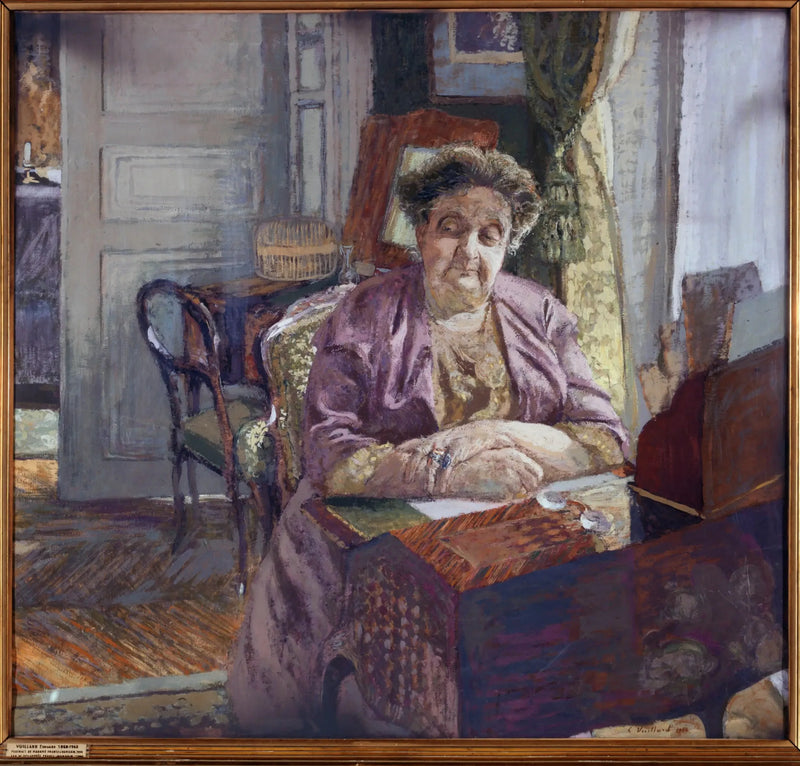Madame Frantz Jourdain Portresi - Édouard Vuillard