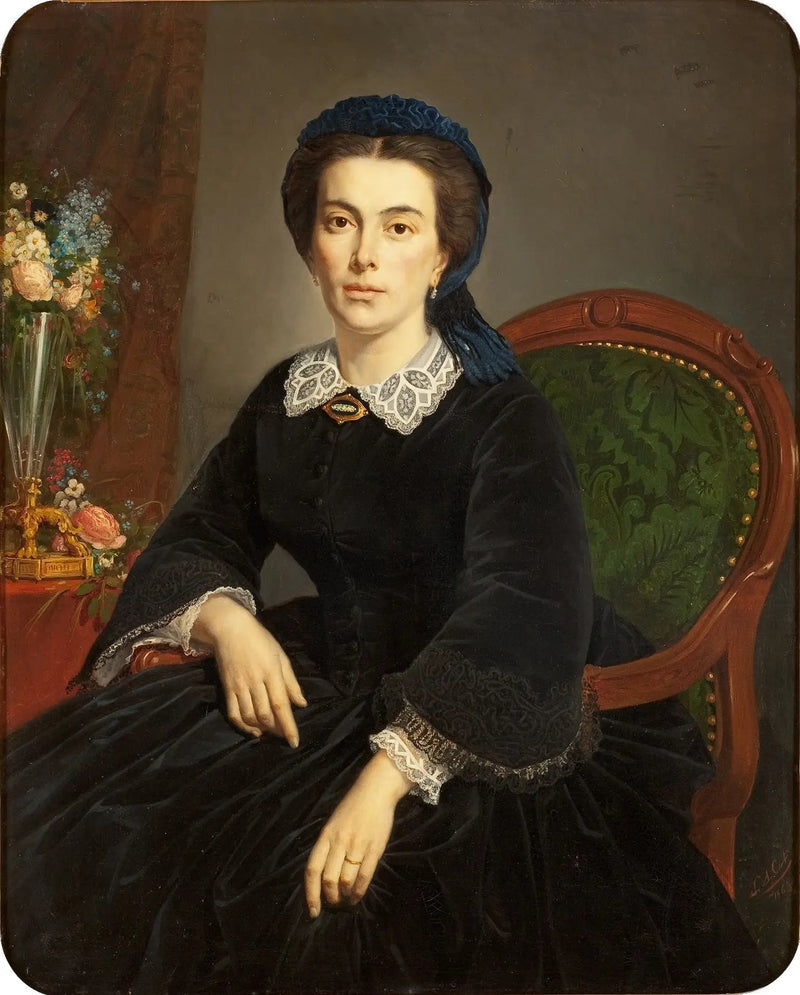 Gervais Hanımefendisi Portresi - Pierre Auguste Cot