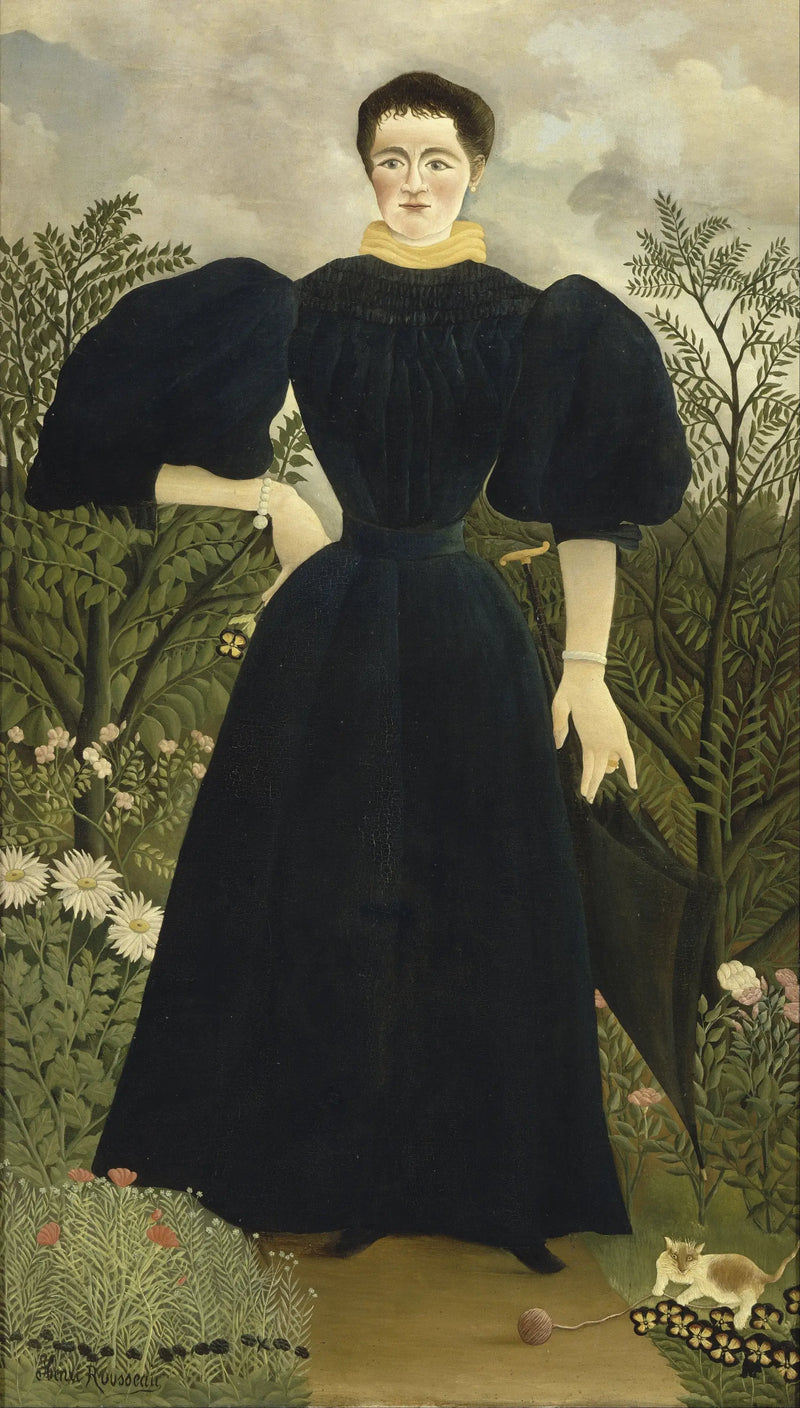 Madame M.'nin Portresi - Henri Rousseau