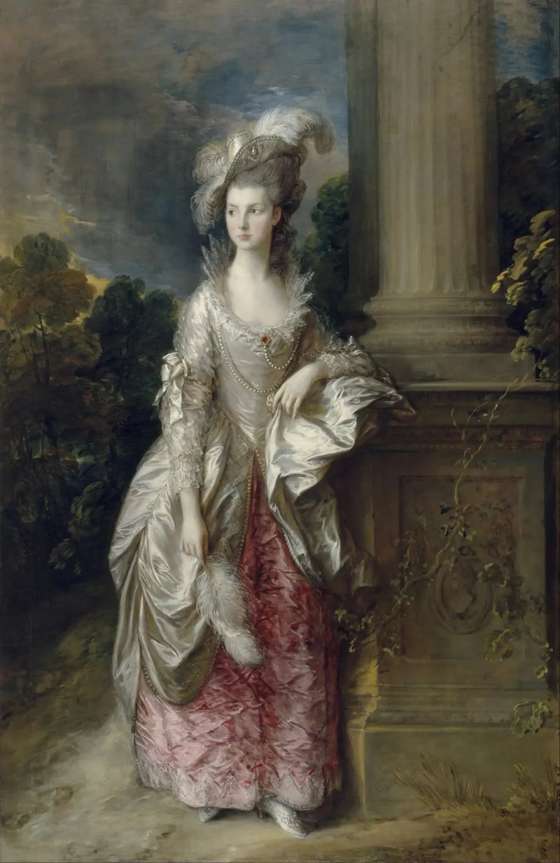 Madame Mary Graham Portresi - Thomas Gainsborough
