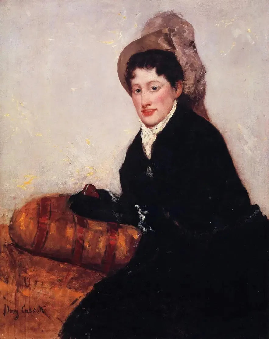 Sabah için giyinmiş Madame X Portresi - Mary Cassatt