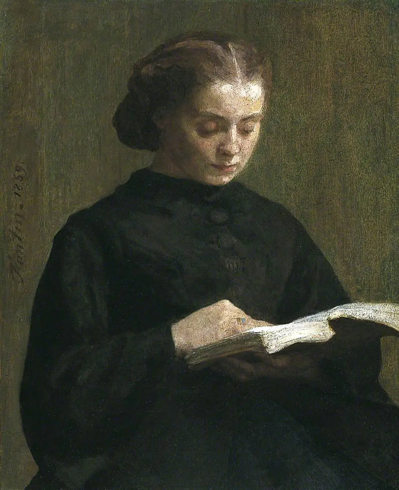 Mademoiselle Marie Fantin-Latour Portresi - Henri Fantin-Latour