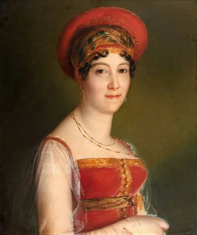 Mademoiselle Mars'ın Moskova kıyafetli portresi - François Gérard