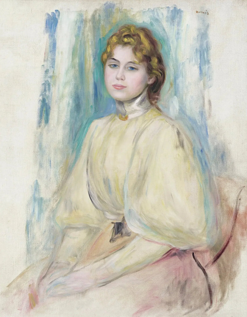 Mademoiselle Yvonne Lerolle Portresi - Pierre-Auguste Renoir