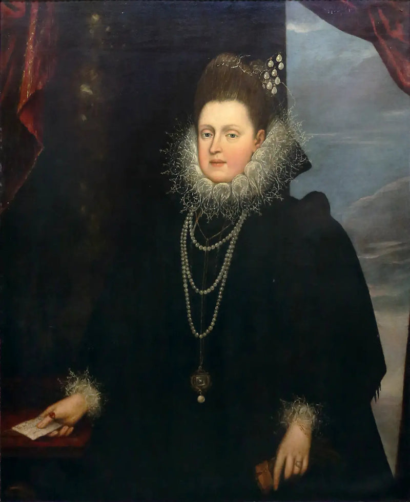 Margherita Gonzaga d'Este Portresi - Frans Pourbus the Younger