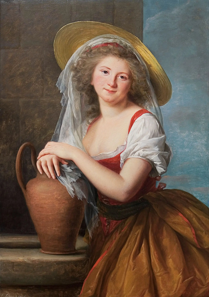 Saint James Marquise Puységur Marguerite Baudard Portresi, Sütçü Kadın - Élisabeth Vigée Le Brun