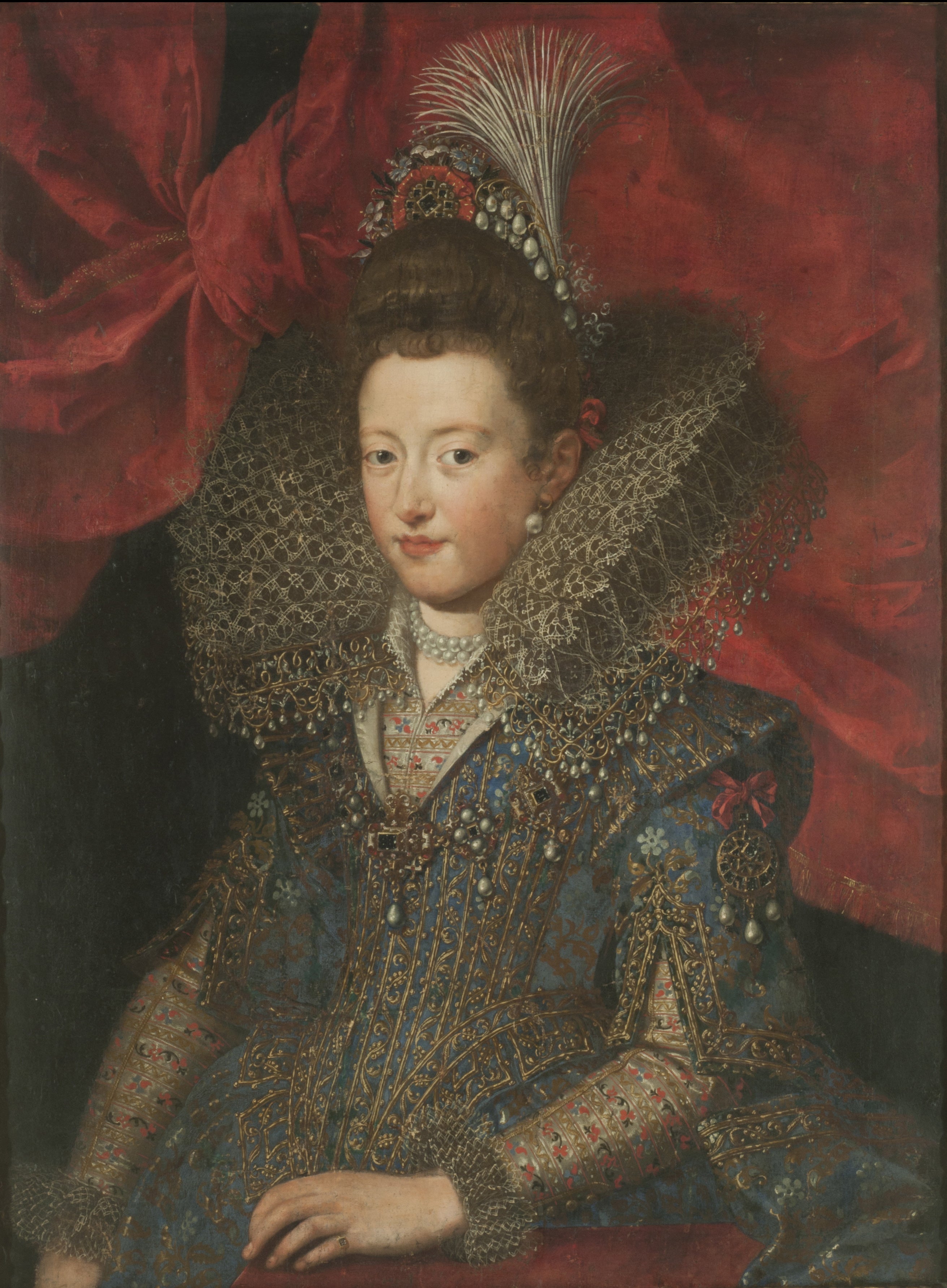 Portrait de Marguerite Gonzague - Frans Pourbus the Younger