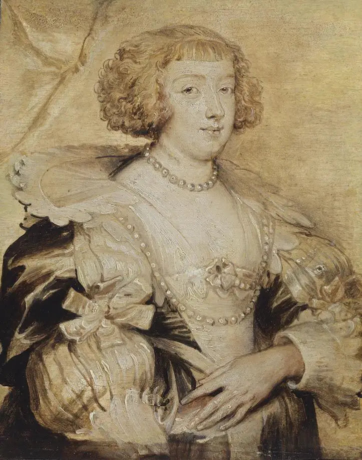 Marguerite de Lorraine Portresi - Antoine van Dyck