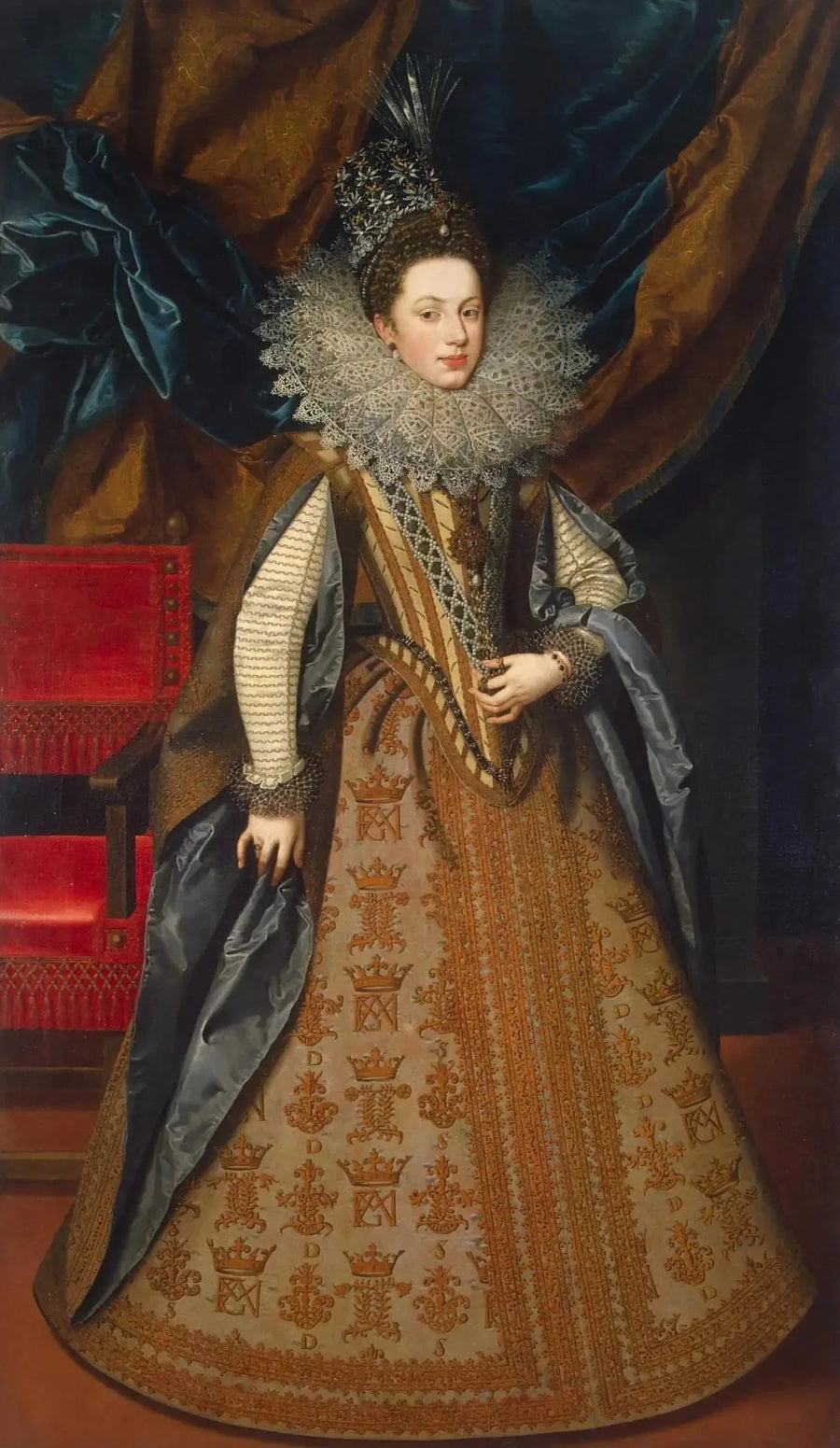 Savoieli Marguerite Portresi, Mantova Düşesi - Frans Pourbus the Younger