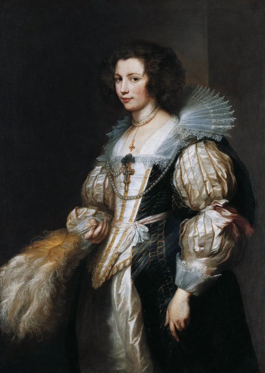 Maria Louise von Tassis Portresi - Antoine van Dyck