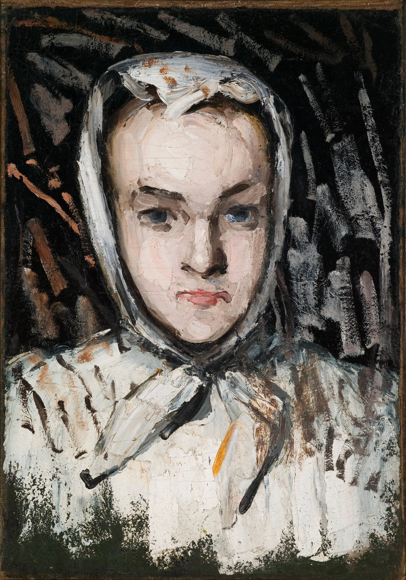 Sanatçının kardeşi Marie Cézanne'ın portresi - Paul Cézanne