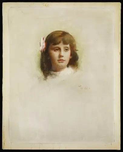 Marie-Charlotte Madier-Trélat Çocuk Portresi - Léon Bonnat
