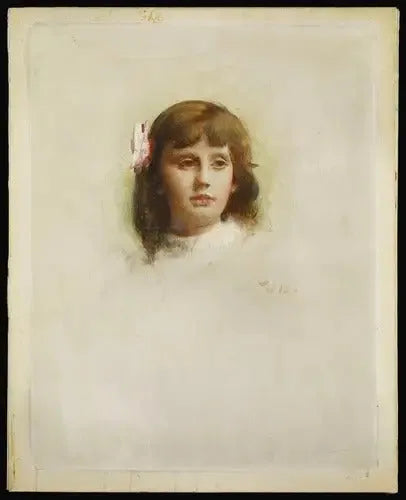Marie-Charlotte Madier-Trélat Çocuk Portresi - Léon Bonnat