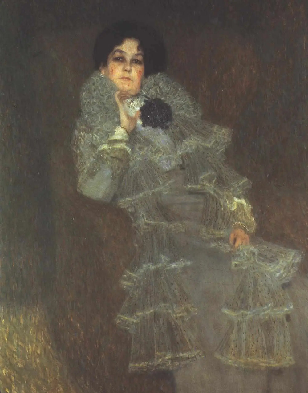 Reproduction du tableau « Portrait de Marie Henneberg - Gustav Klimt » par Alpha Reproduction en peinture à l’huile