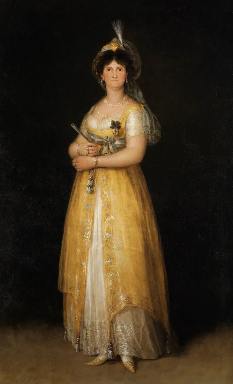Parma'lı Marie-Louise Portresi - Francisco de Goya