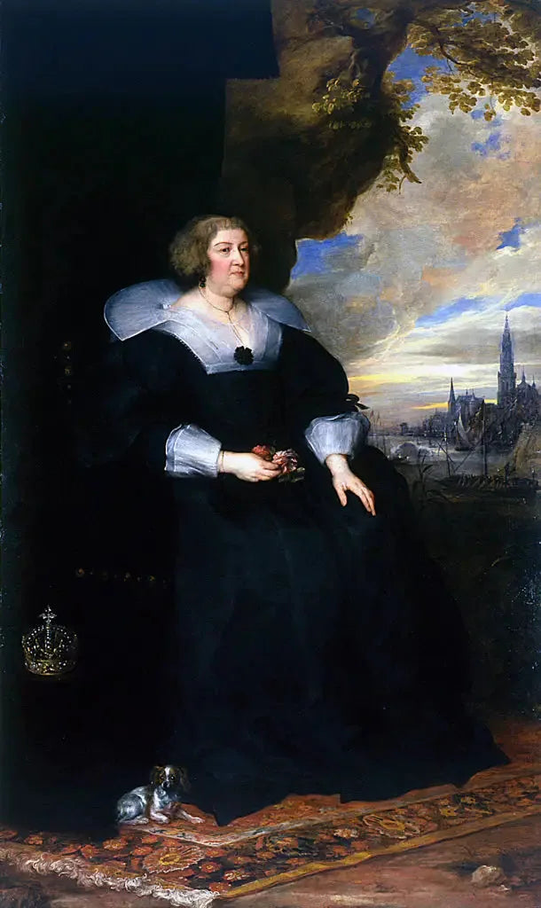 Marie de Médicis Portresi - Antoine van Dyck