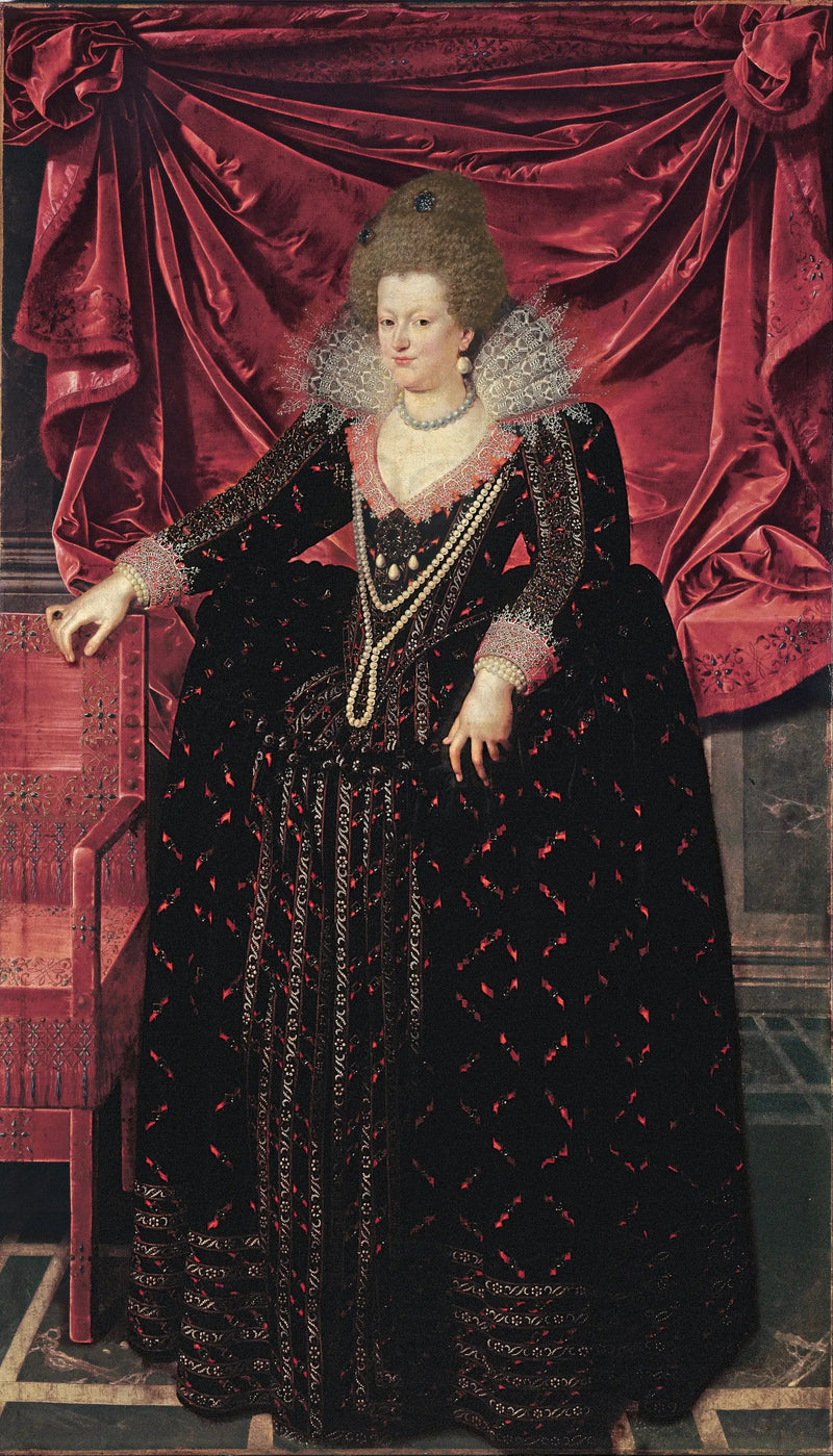Marie de Médicis Portresi - Frans Pourbus the Younger