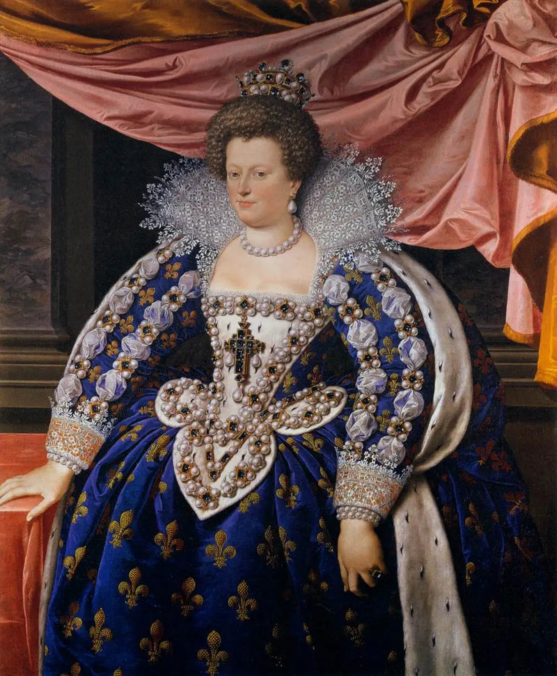 Marie de Médicis Portresi - Frans Pourbus the Younger
