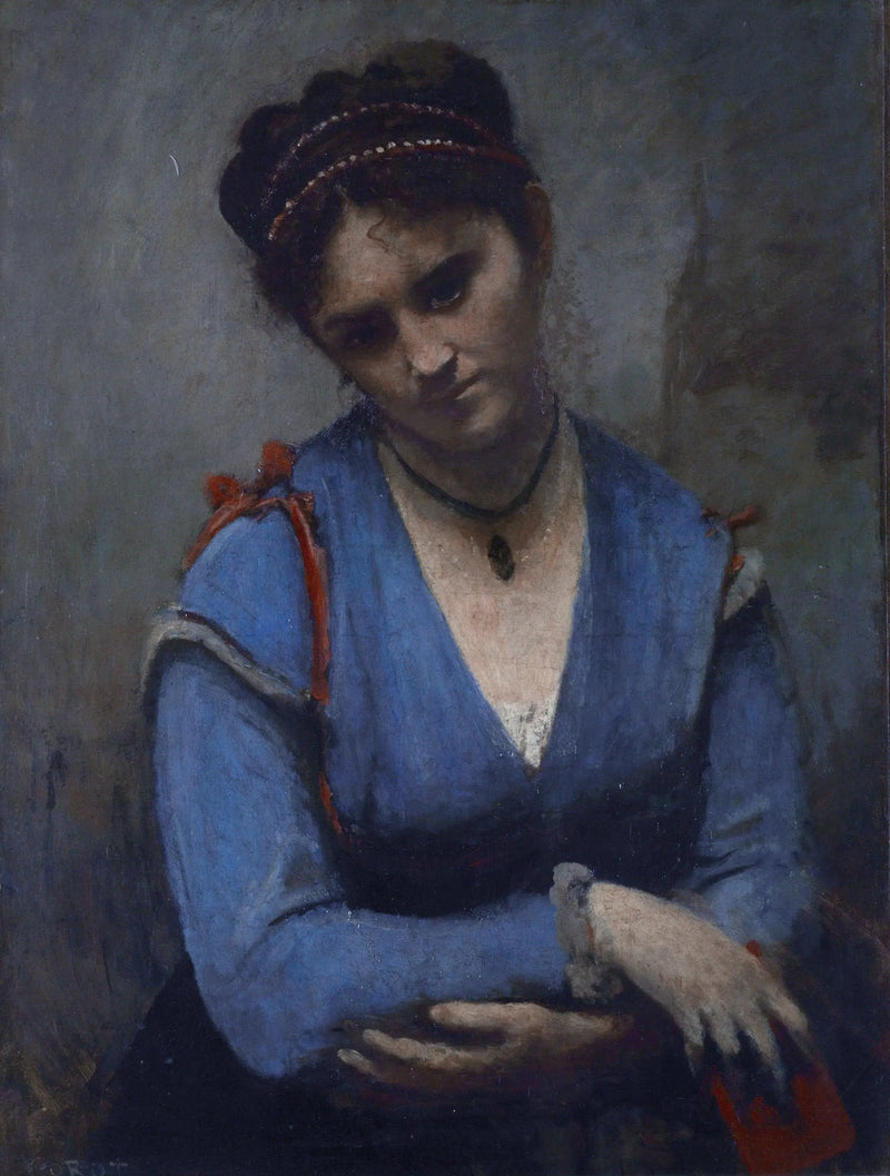 Mariette Gambay Portresi - Jean-Baptiste Camille Corot