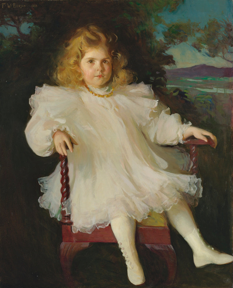 Marjorie Coldwell Westinghouse Portresi - Frank Weston Benson