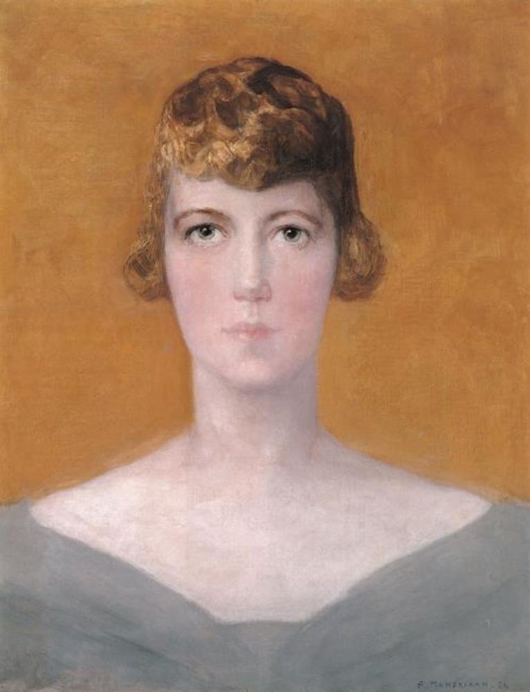 Reproduction du tableau « Portrait de Martha Frieda de Fries (1893-...) - Piet Mondrian » par Alpha Reproduction en peinture à l’huile