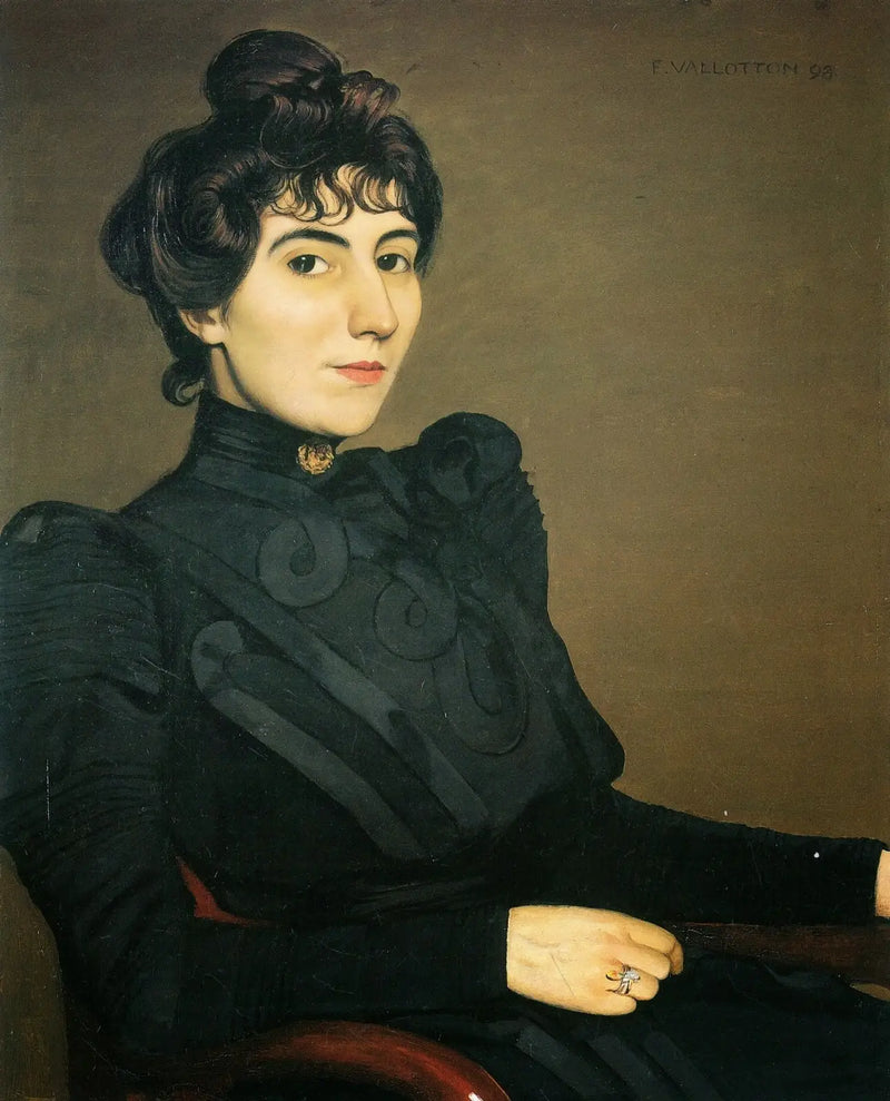 Marthe Mellot Portresi - Félix Vallotton