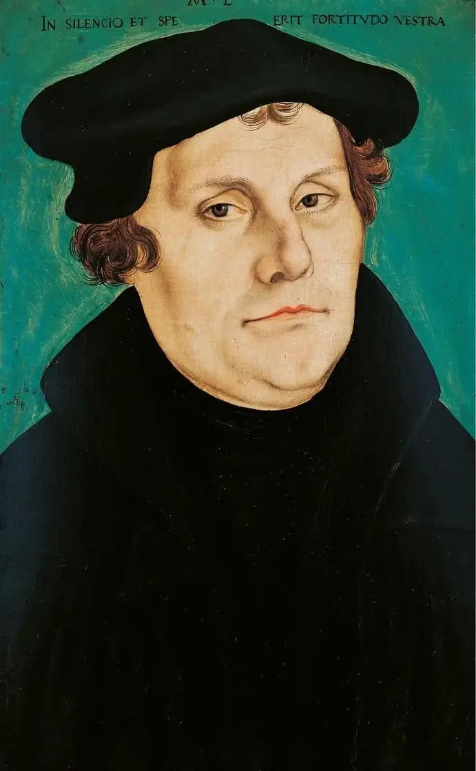 Martin Luther Portresi - Lucas Cranach the Elder