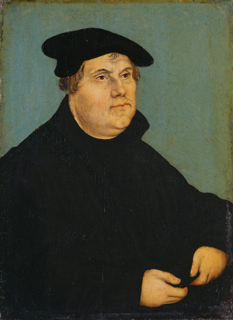 Martin Luther Portresi - Lucas Cranach the Elder