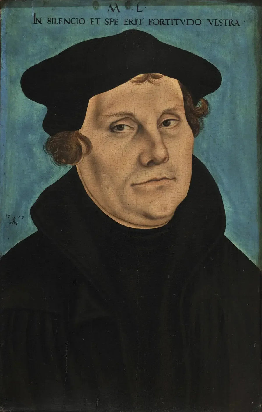 Martin Luther Portresi - Lucas Cranach the Elder