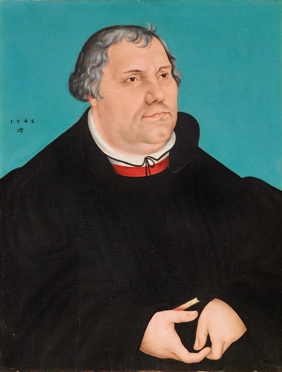 Martin Luther Portresi - Lucas Cranach the Elder