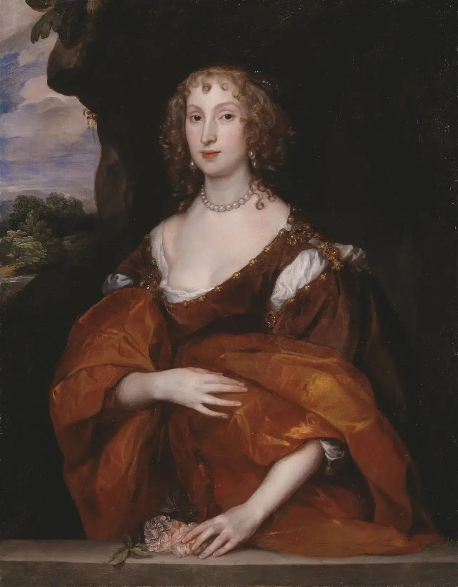 Mary Hill, Lady Killigrew Portresi - Antoine van Dyck