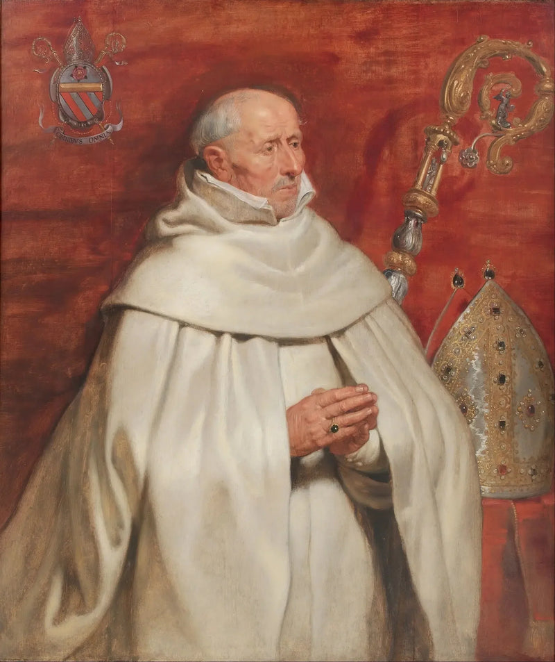 Matthaeus Yrsselius (1541-1629) portresi, Antwerp Saint-Michel Manastırı başrahibi - Peter Paul Rubens
