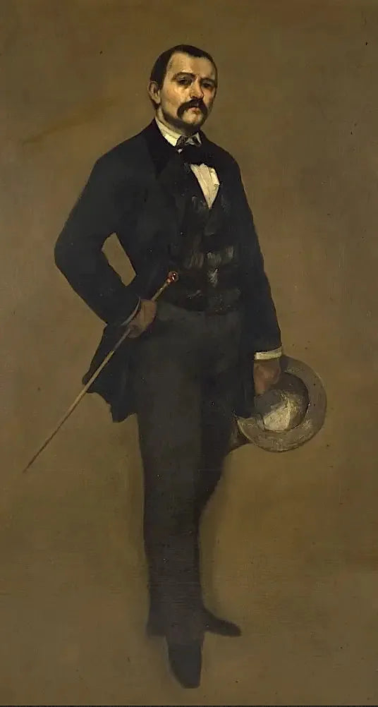 Max Buchon Portresi - Gustave Courbet
