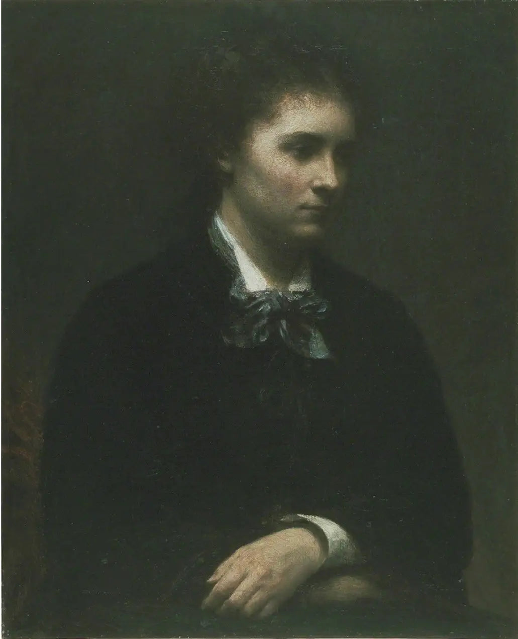 Portrait de Mlle Edith Crowe - Henri Fantin-Latour - Alpha Reproduction