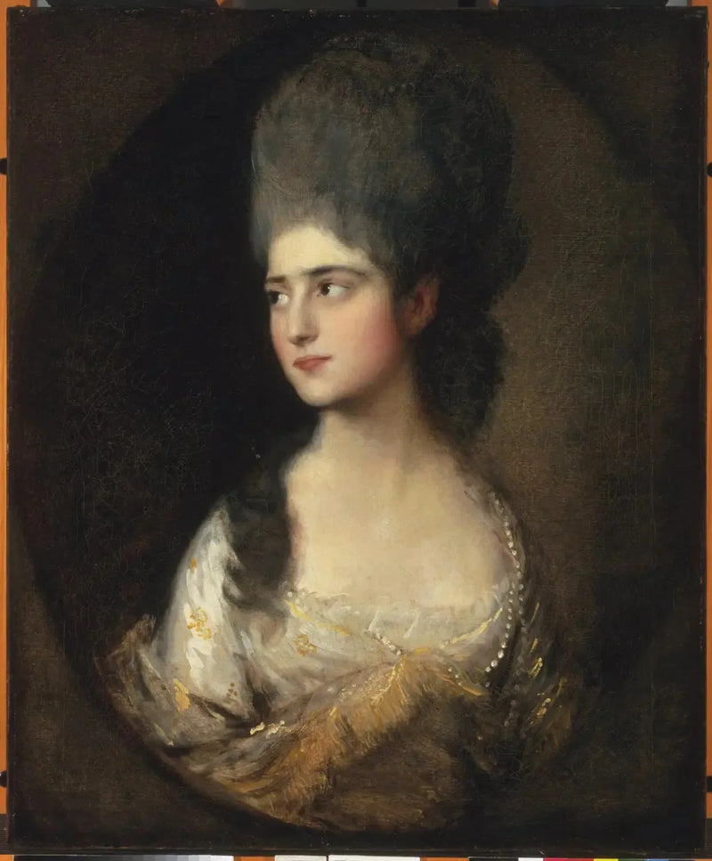 Mlle Elizabeth Linley Portresi [daha sonra Mme Richard Brinsley Sheridan] - Thomas Gainsborough