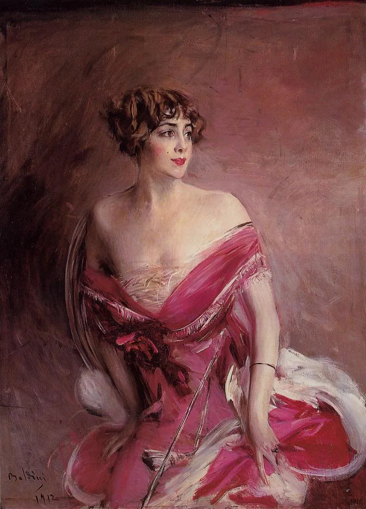 Gillespie Hanım Portresi, Biarritz Hanımı - Giovanni Boldini