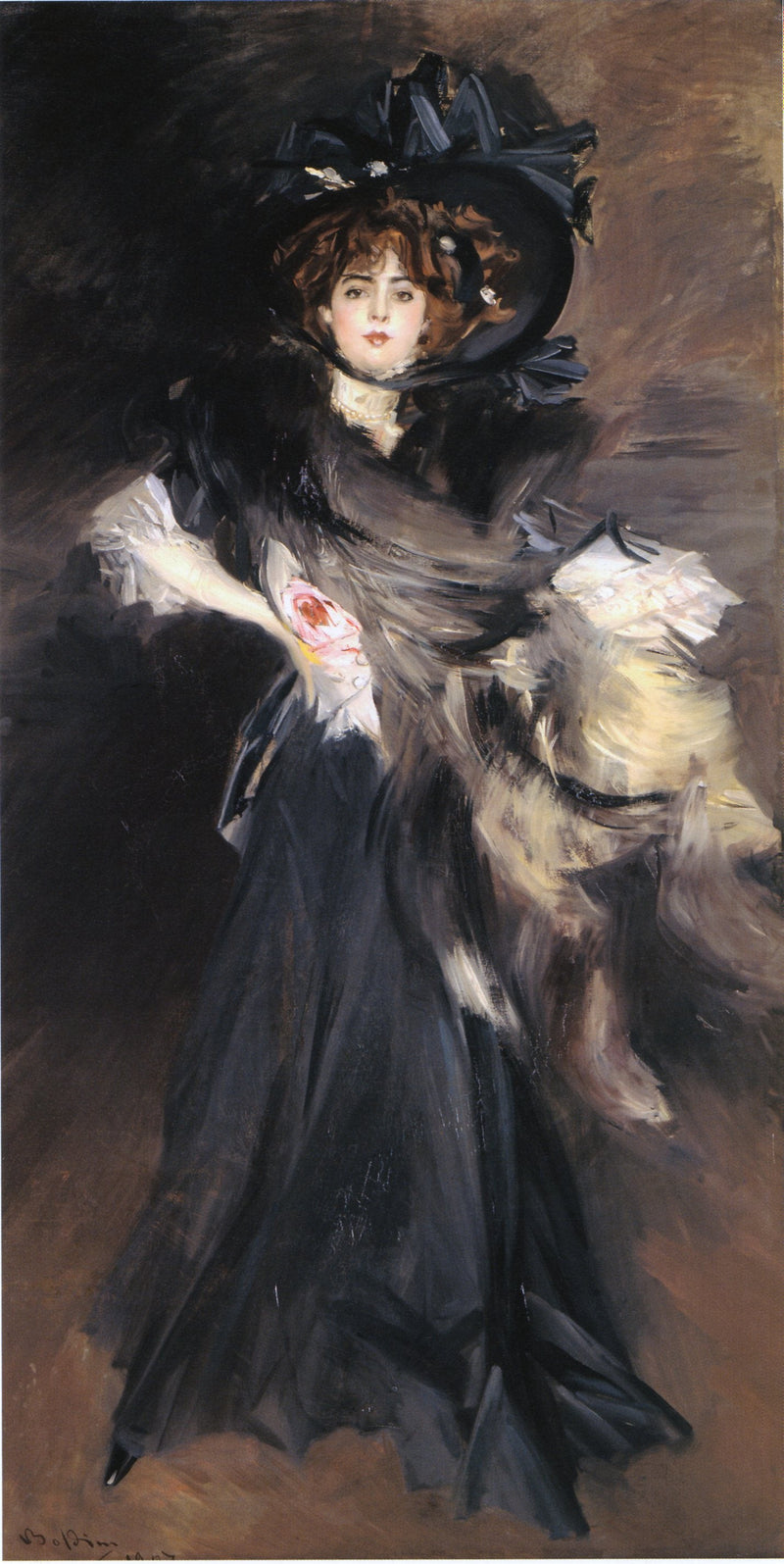 Mlle Lantelme Portresi - Giovanni Boldini