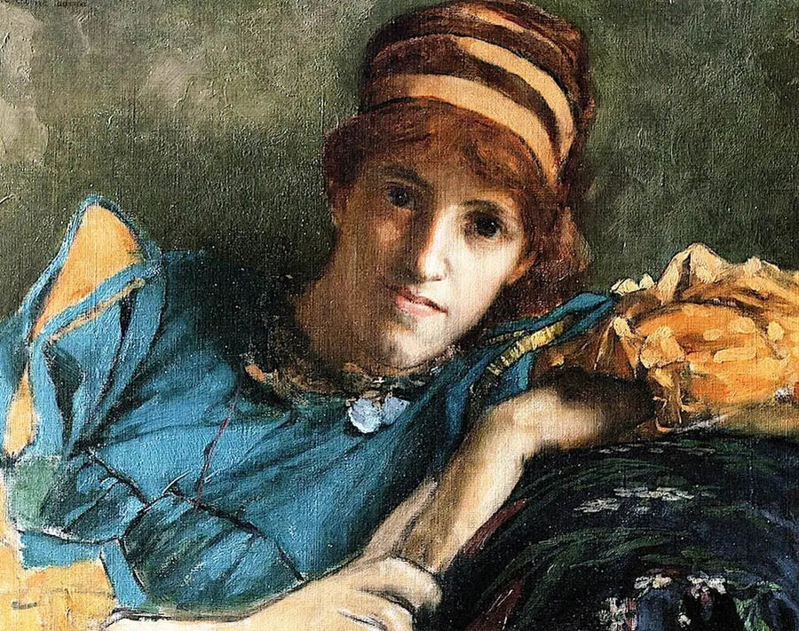 Mlle Laura Theresa Epps (Lady Alma Tadema) Portresi - Lawrence Alma-Tadema
