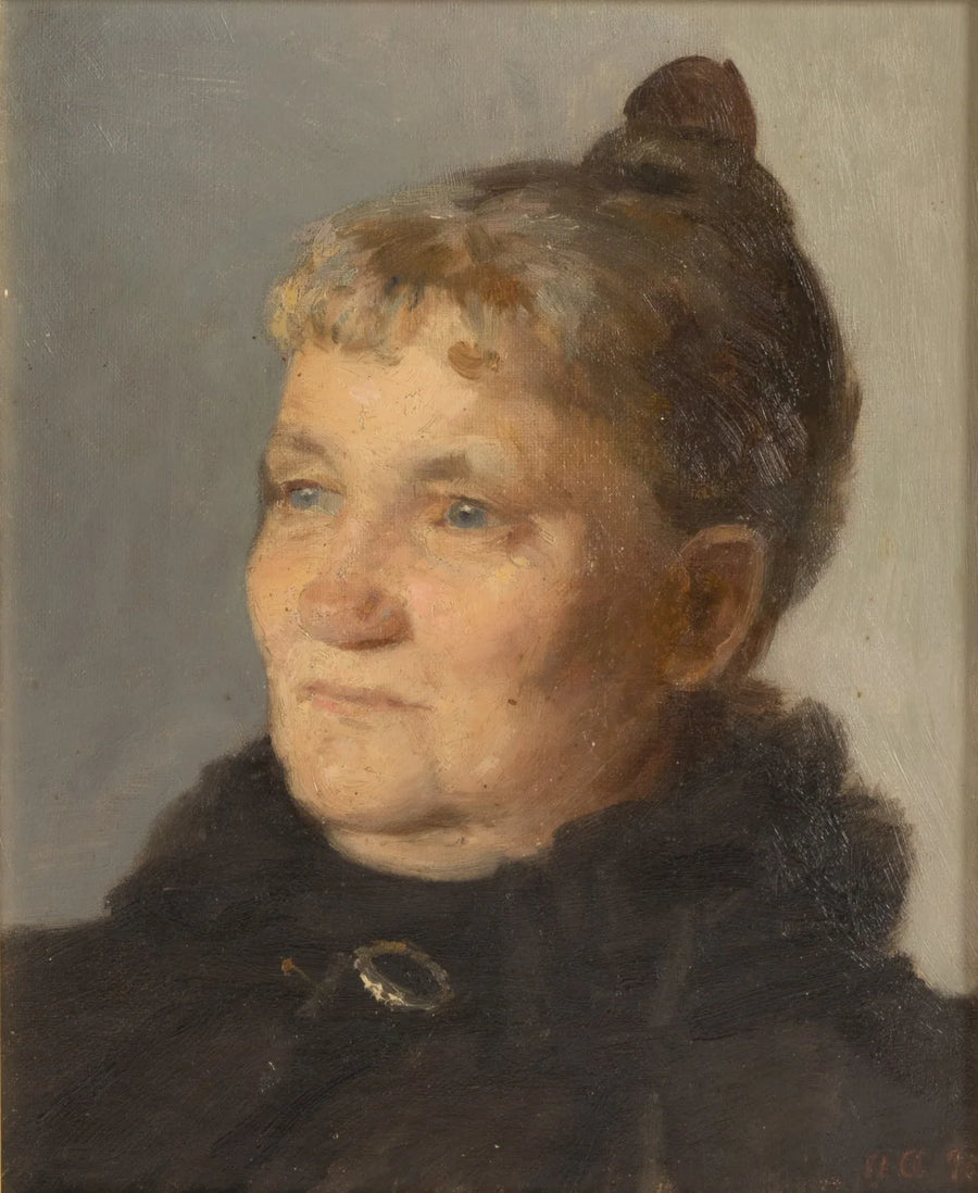 Mme Adel Gunde Portresi. - Anna Ancher
