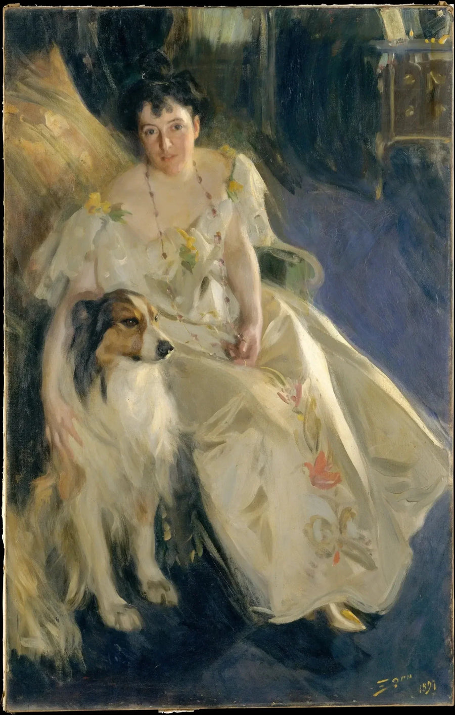 Mme Bacon Portresi - Anders Zorn