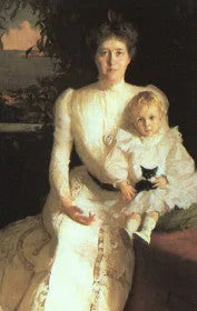 Mme Benjamin Thaw ve Oğlunun Portresi - Frank Weston Benson