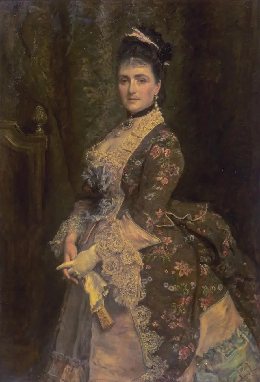 Mme Bischoffsheim Portresi - John Everett Millais