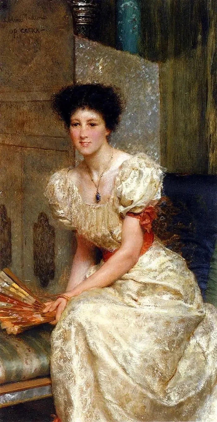 Mme Charles W. Wyllie Portresi - Lawrence Alma-Tadema