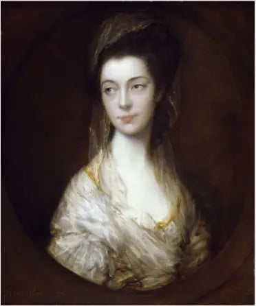 Mme Christopher Horton (1743-1808) Portresi, Cumberland Düşesi adayı - Thomas Gainsborough