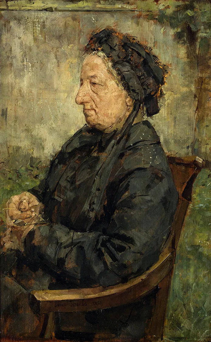 Mme Schaap-Hymans Portresi - Isaac Israëls