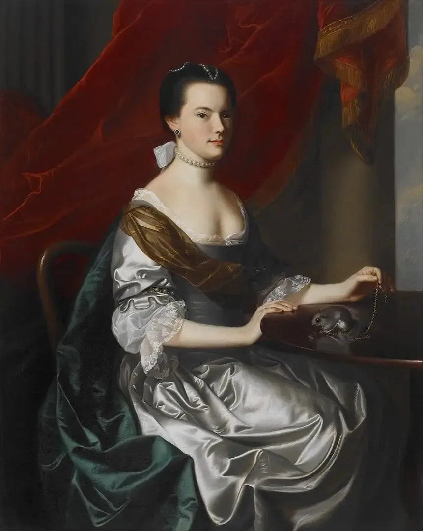 Mme Theodore Atkinson Jr. Portresi - John Singleton Copley