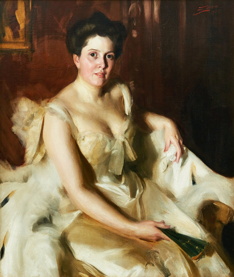 Mme de Ver Warner Portresi - Anders Zorn