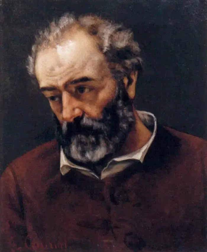 Paul Chenavard Portresi - Gustave Courbet