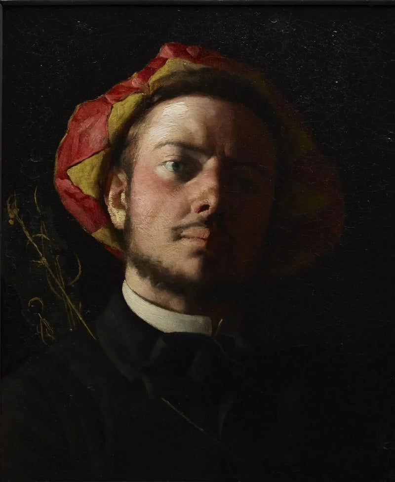 Paul Verlaine'in bir troubadour olarak portresi - Frédéric Bazille